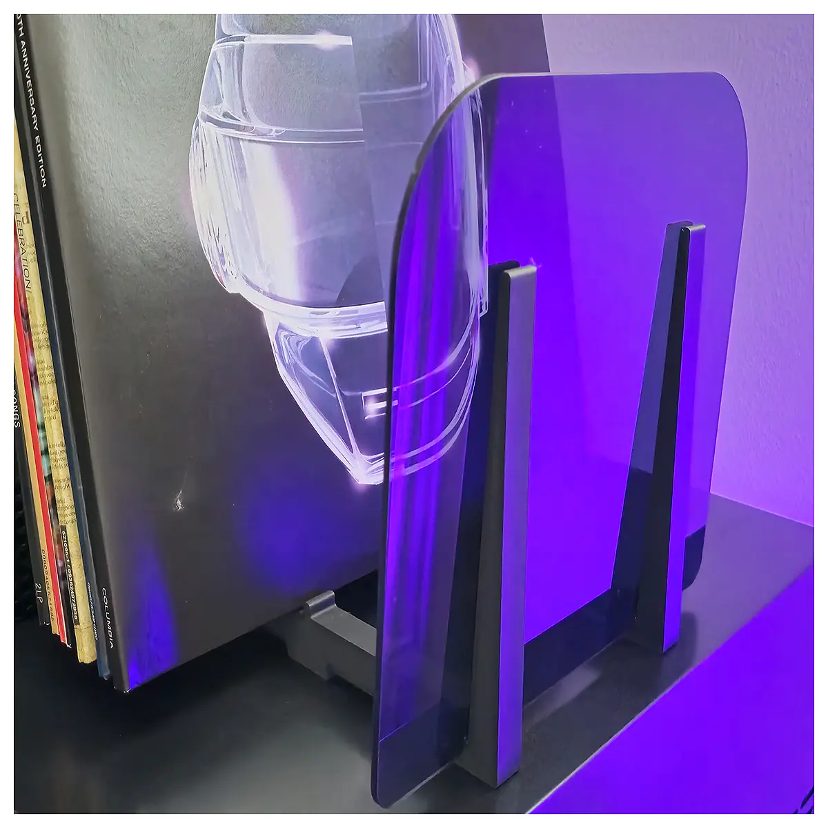 Vinyl Record Stand LP Holder Display Stand for Vinyl Records Rotating Stand Collection Showcase Records