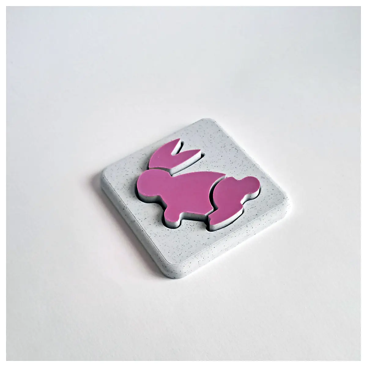 Montessori Rabbit Puzzle Toy Early Learning Child Development Cognitive Puzzle Educational Games Brain Teaser
