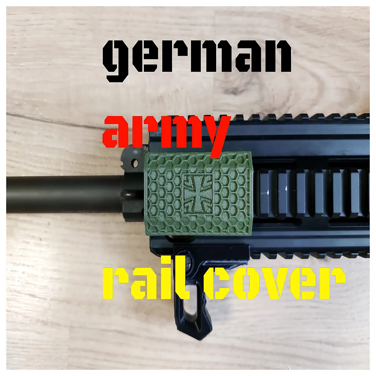 Picatinny Rail Cover German Version Rail Guidance Protection Rail Accessories Rail System Protective Cover Rail Safety Guard