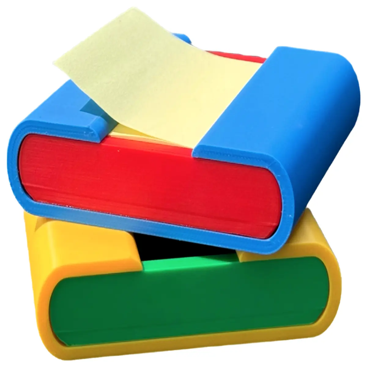 minimalist sticky notes dispenser no needed desktop organizer