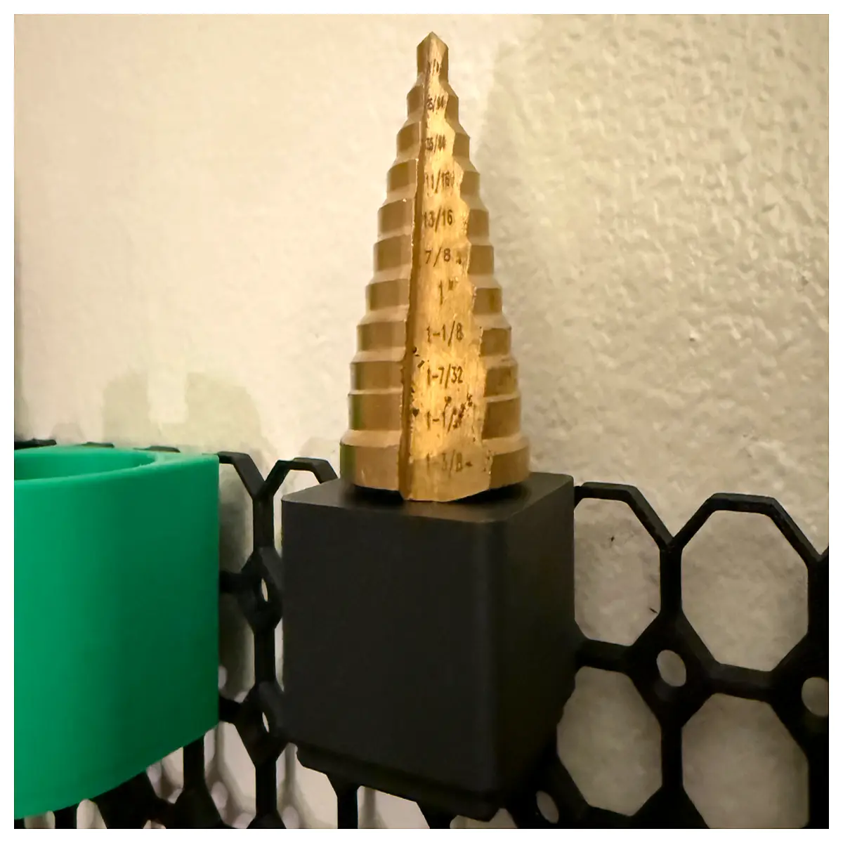 Universal Board Drill Stand Stair Step Drill Bit Holder 38mm Drill Accessory Fast Installation Easy Use