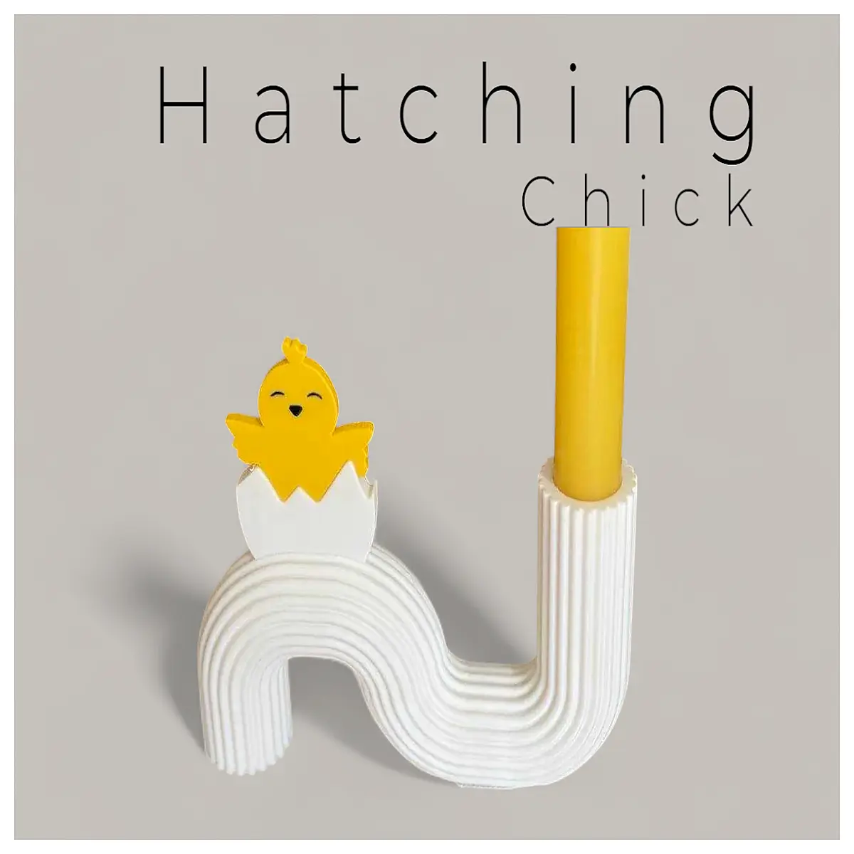 baby chick hatching candle holder nursery decor egg shell night