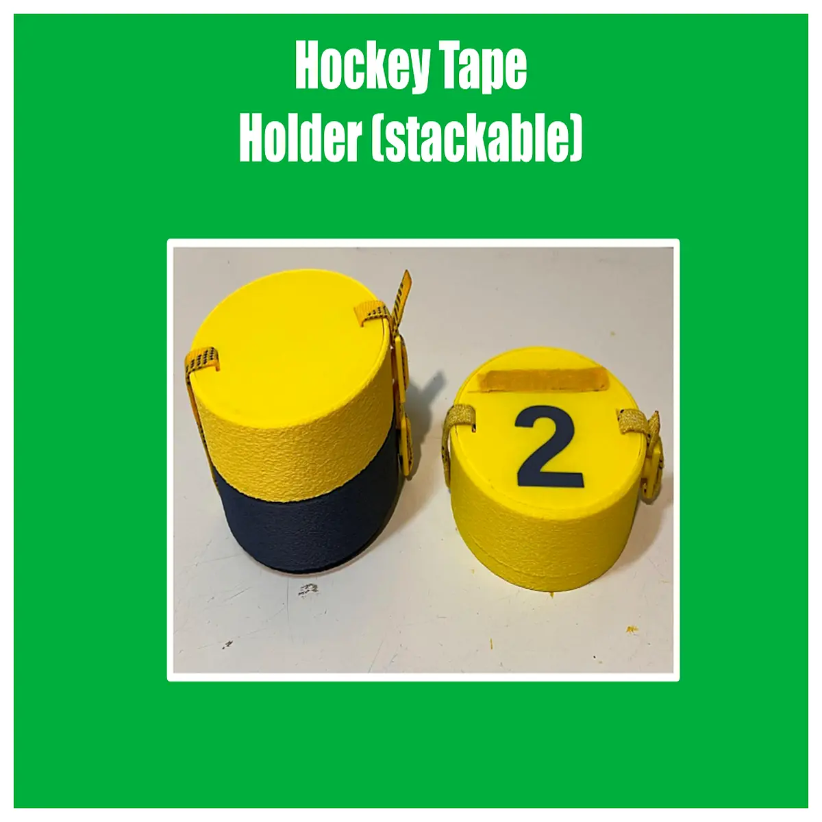 Stackable Hockey Tape Organizer Roll Holder Ice Hockey Accessories Tape Storage Box Sports Equipment