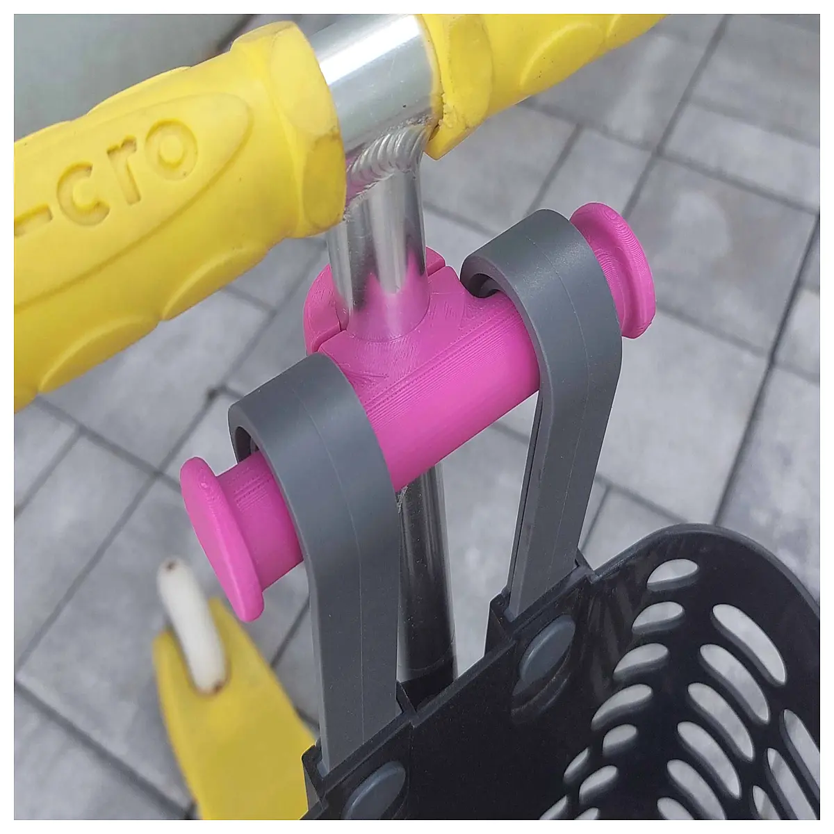 Mini Scooter Basket Bracket Accessory Loading Rack Bicycle Support Easy Installation Cargo Transport