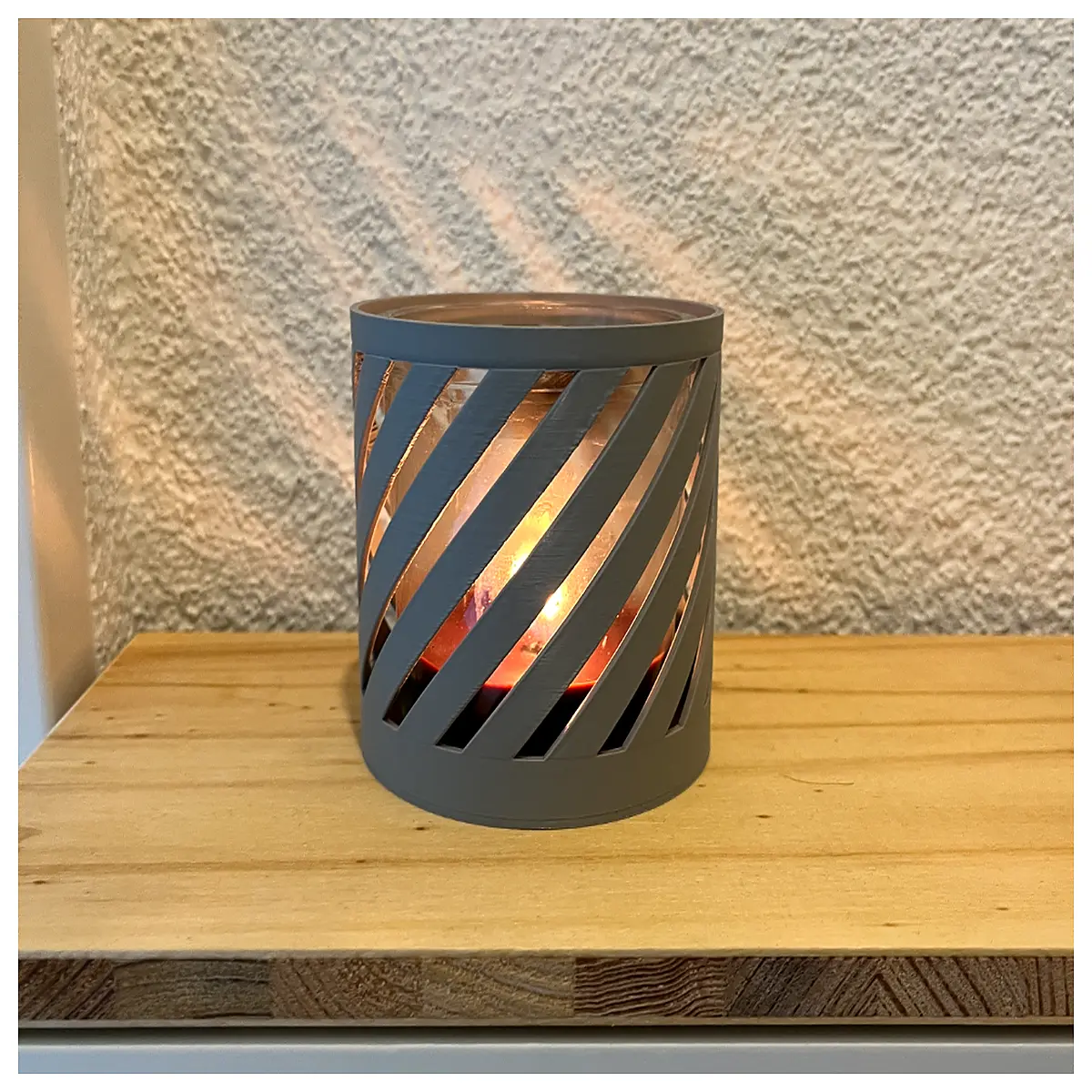 striped candle holder decor modern geometric taper candle striped glass candlestick for table centerpiece