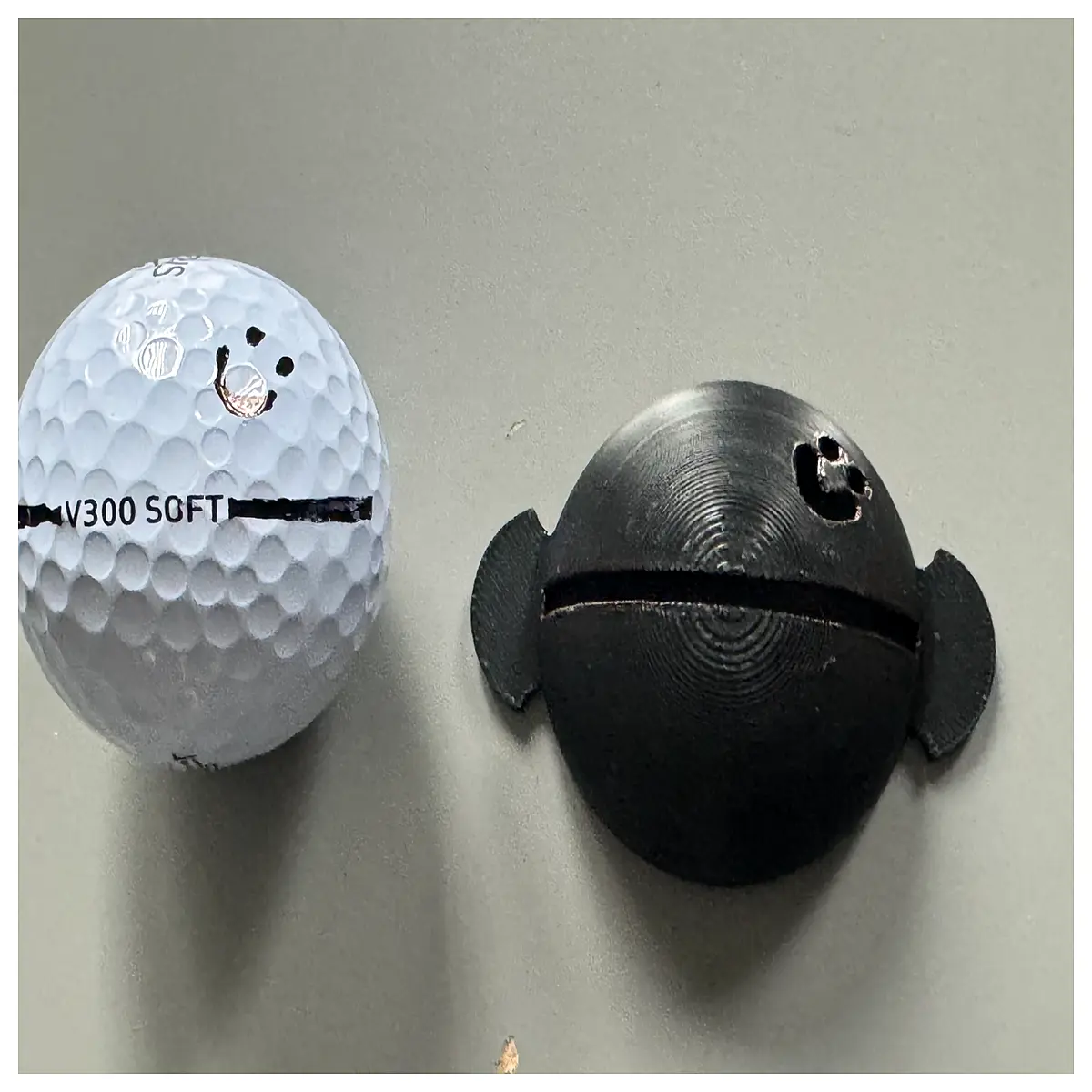 Line Smiley Markers Improve Swing Feel Practice Ball Impact Enhance Game Training Accessories