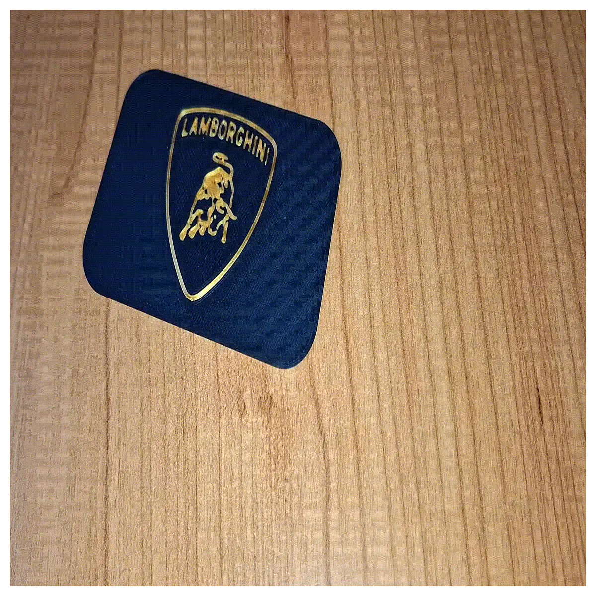 Carbon Fiber Lamborhin Key Card Auto Key Holder Protective Shell Carbon Fiber Decoration Key Accessories Carbon Fiber Protection