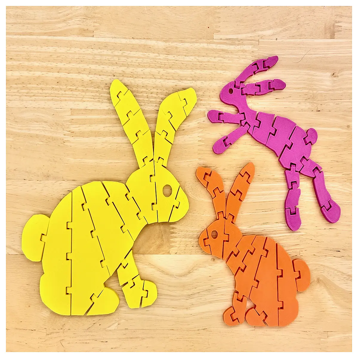 Articulated Rabbit Model Toy Realistic Simulation Animal Joints Children s Educational Puzzle Toy Pet Decoration Cognitive Learning