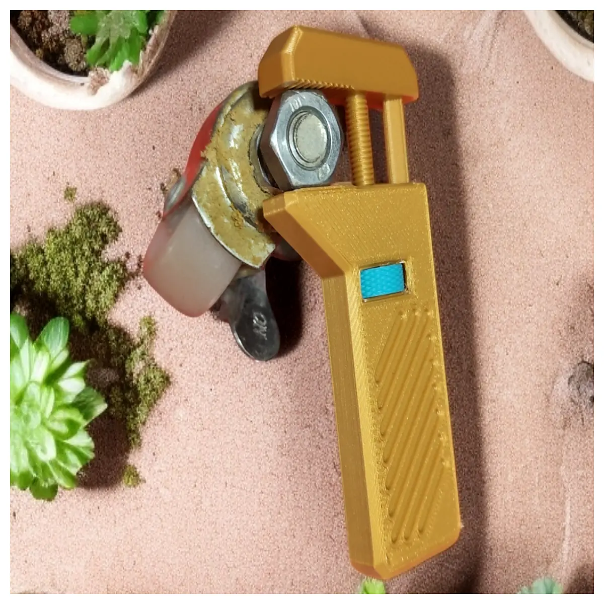 greenhouse spanner wrench adjustable pipe tool for polytunnel frame repair irrigation system maintenance