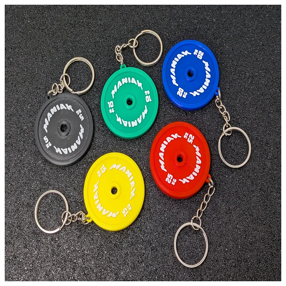 Calibration Weights Keychain Chain Ring Measurement Tools Accessories Lab Equipment Experiment Supplies