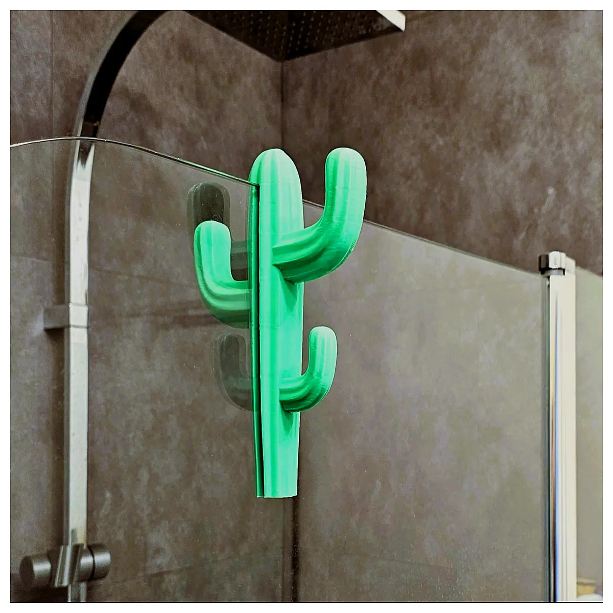 cute cactus shower hooks bathroom wall mounted organizer for towels robes bath accessories