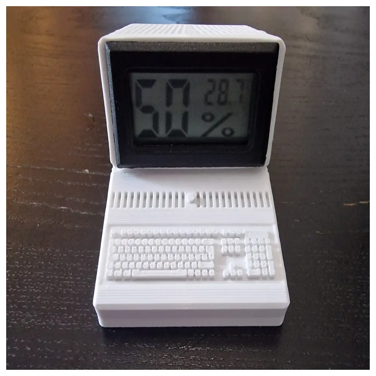 Thermometer Hygrometer Holder Retro Computer Desktop Stand PC Accessories Electronic Device Holder Mini Stand Cooling Stand For Computer