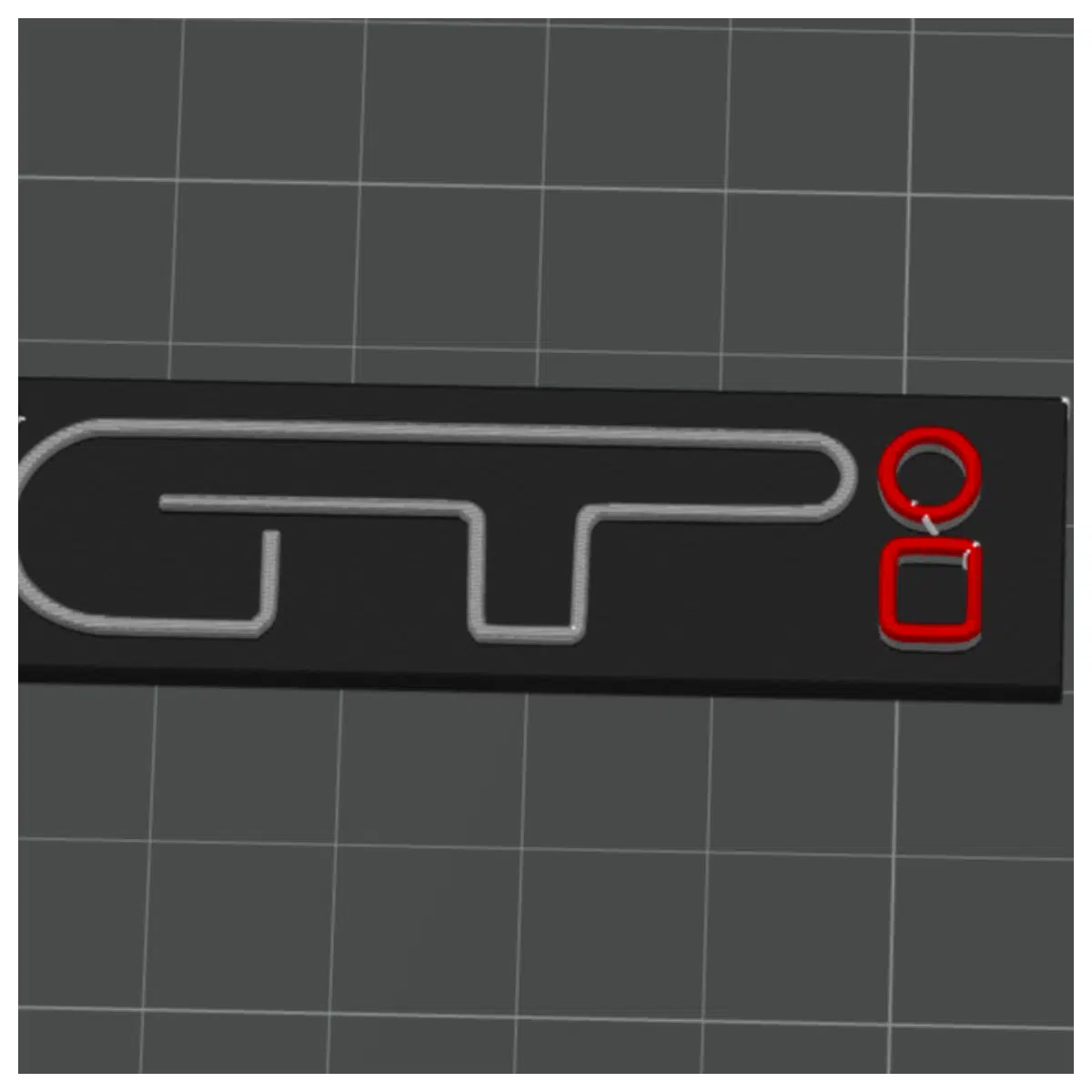 GTI Key Chain Car Accessory Keychain Holder Classic Car Collection Decoration Specific Car Parts