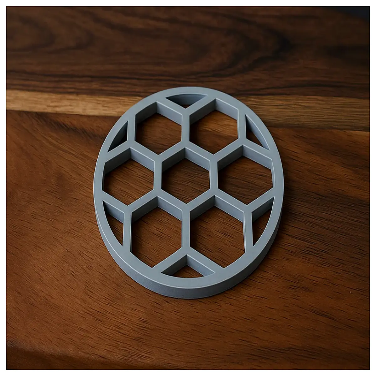 hexagonal coasters set cork wood silicone non slip drink mat for table protection