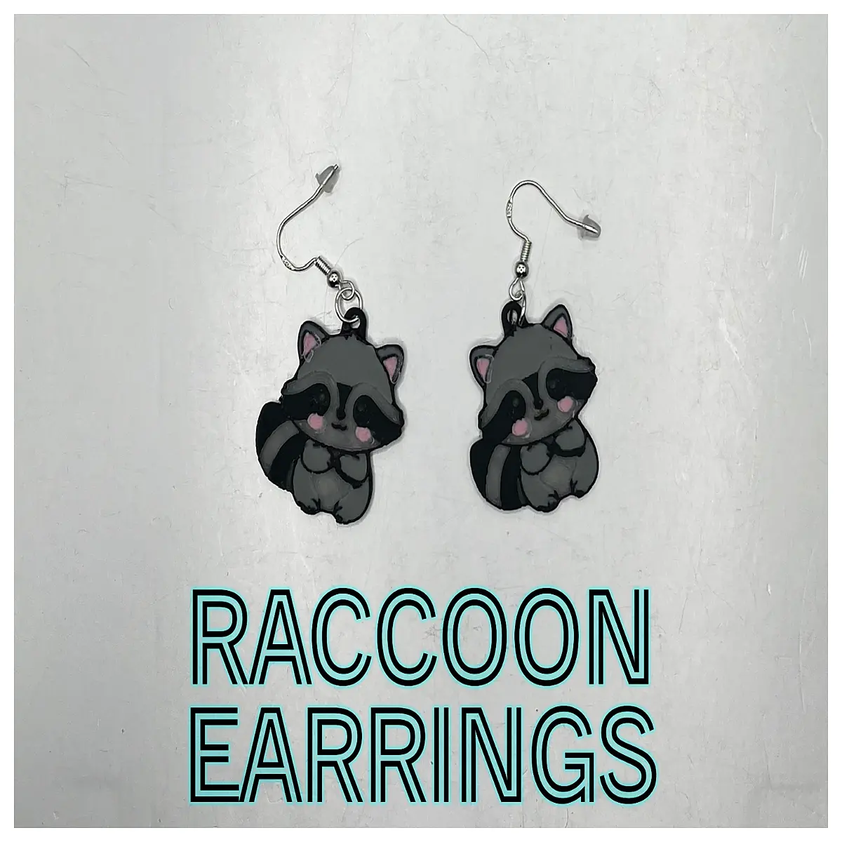 Raccoon Earrings Women s Cute Animal Earrings Trendy Fashion Jewelry Small Animal Earring Girls