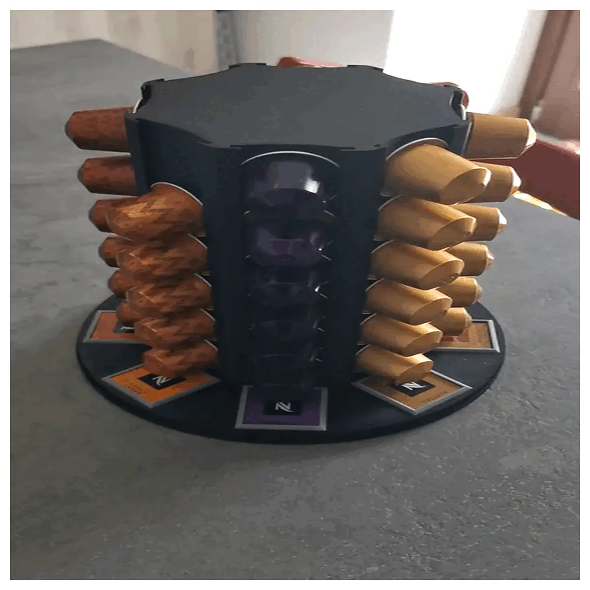 Nespresso Capsule Base 8 Pod Rotating Carousel Nespresso Replacement Parts Coffee Accessories Capsule Holder
