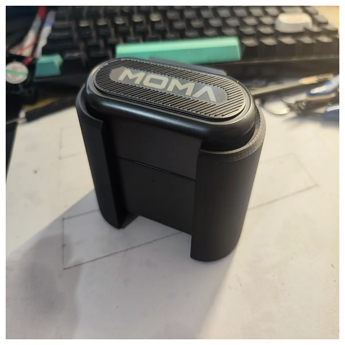 MAMMA Microphone Storage Case Waist Pack Portable Microphone Protection Box Music Accessory Holder Mobile Stand