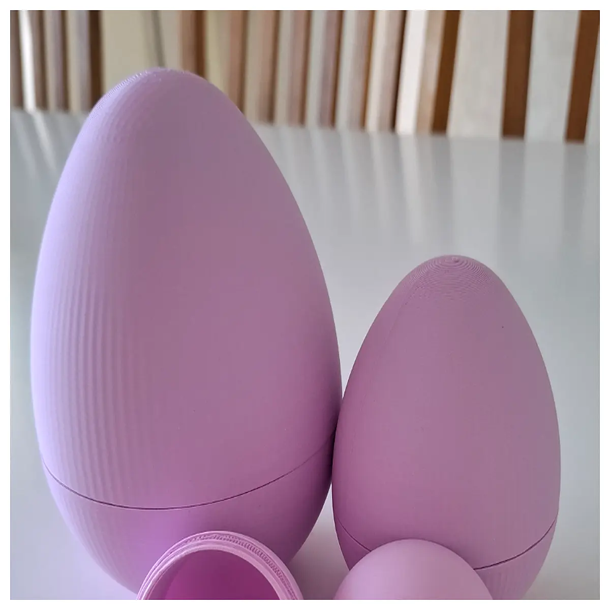 plain white easter eggs for painting and decorating with hidden surprises