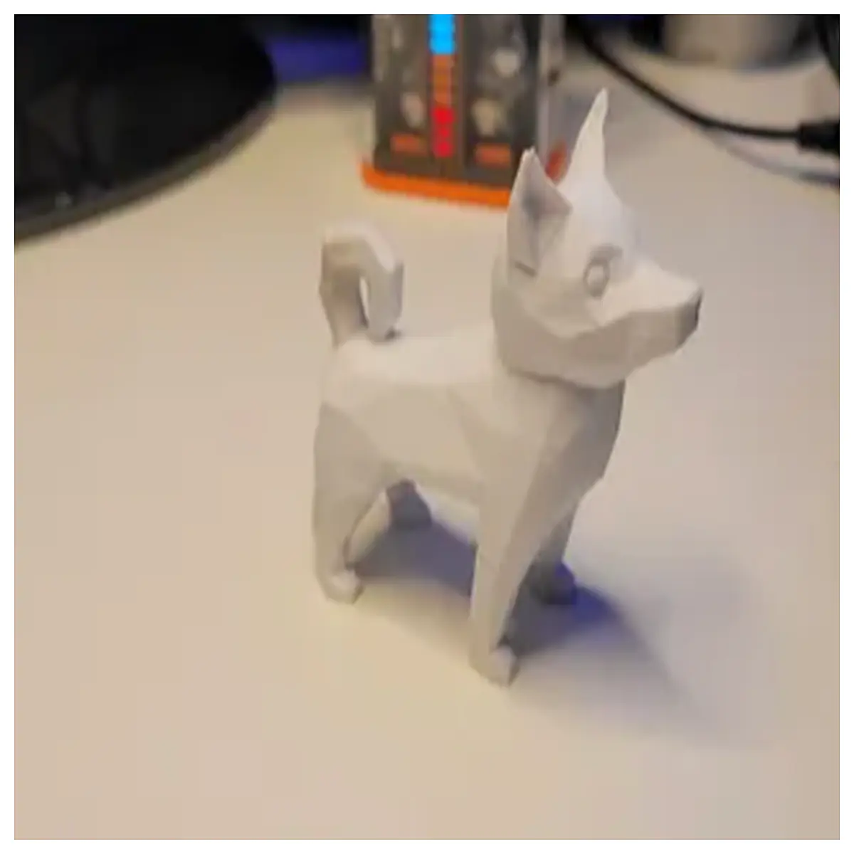 Cute Low Poly Dog Stickers Pet Decoration Kids Drawing Polygon Design Digital Greeting Cards Adorable Animal Patterns