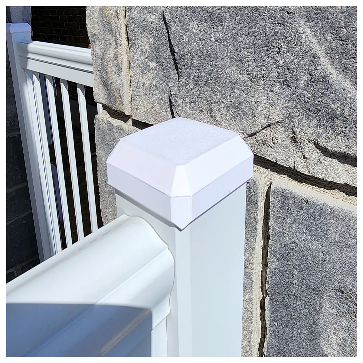 Modern 3x3 Balcony Column Cap Decorative Column Head Ornament Building Decoration Accessories Column Parts Modern Minimalist