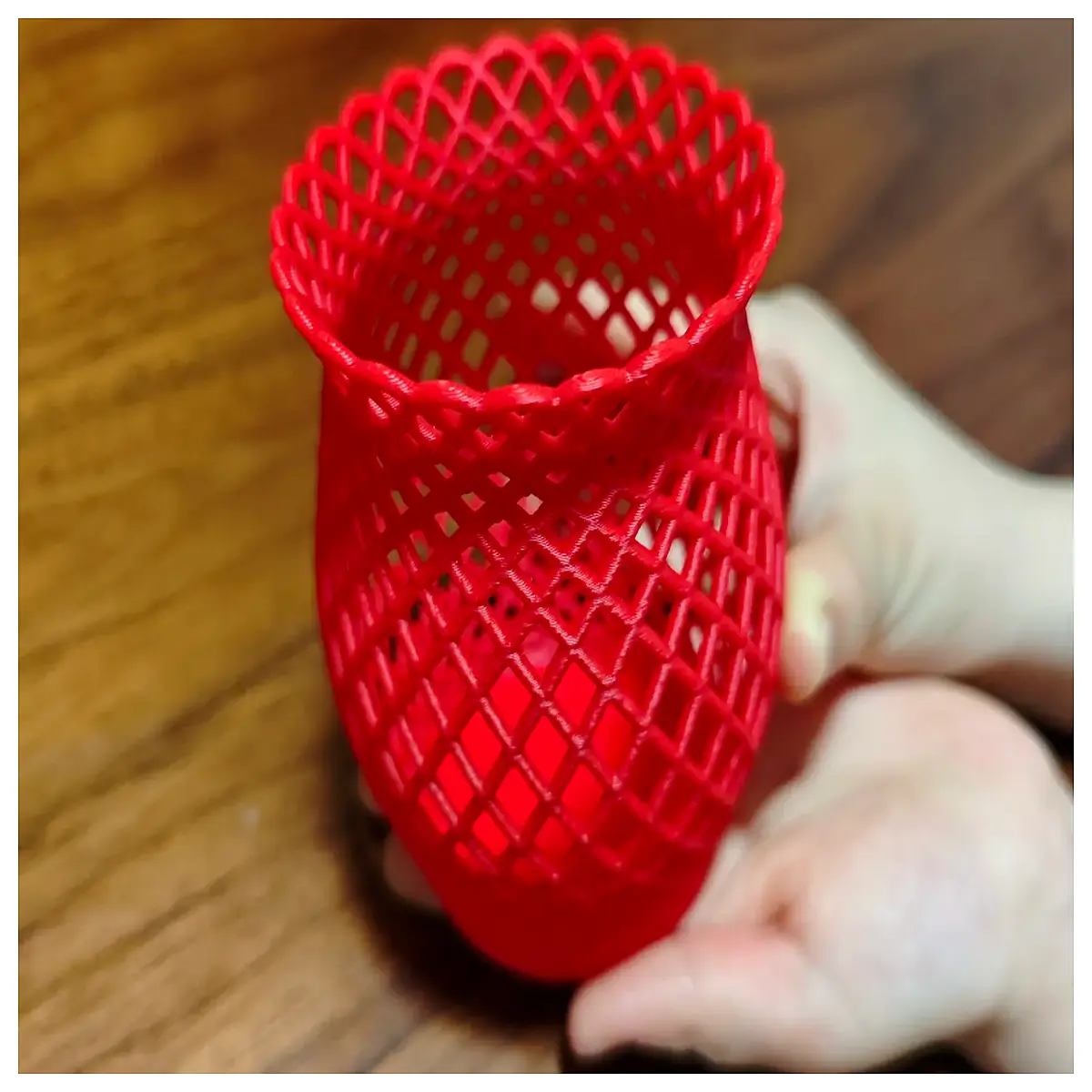 hollow out mesh desk organizer metal pen holder stylish office supplies storage
