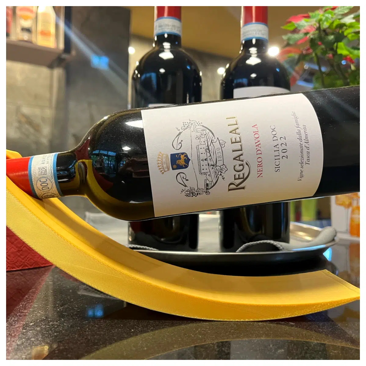 modern wine bottle rack for countertop stylish bar storage organizer kitchen counter for liquor bottles