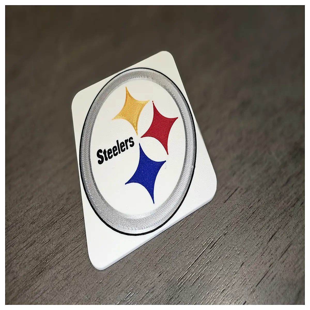 pittsburgh steelers square coasters team drink mats for home bar game day party decor
