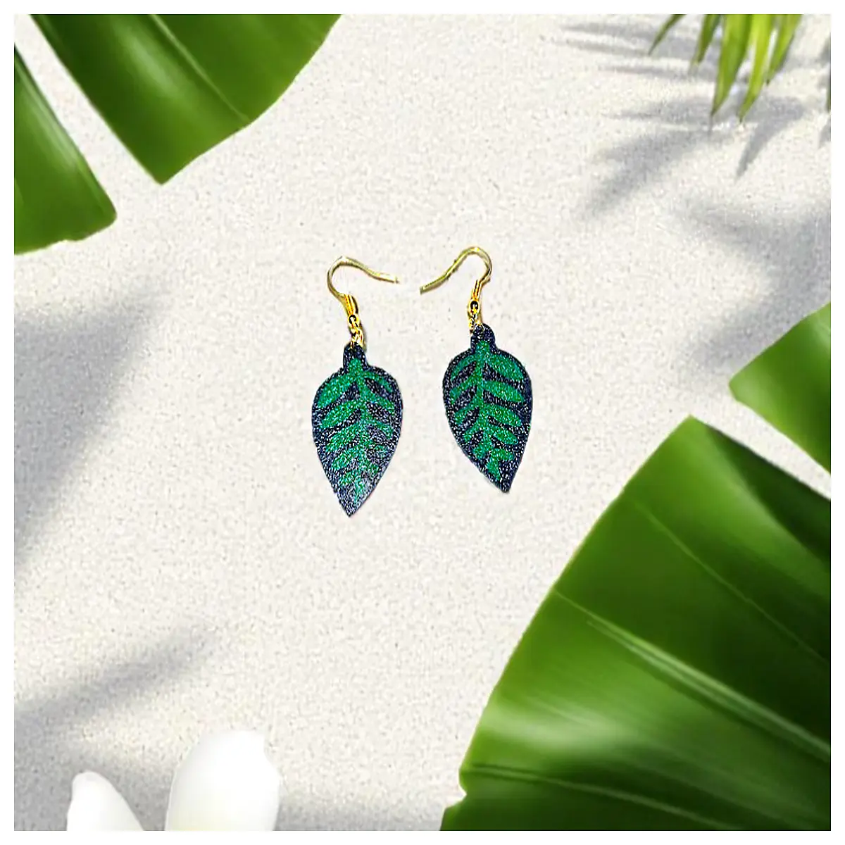 Tropical Leaf Earrings Women s Style Artificial Leaves Drop Earrings Boho Style Decoration Trendy Fashion Jewelry Accessories