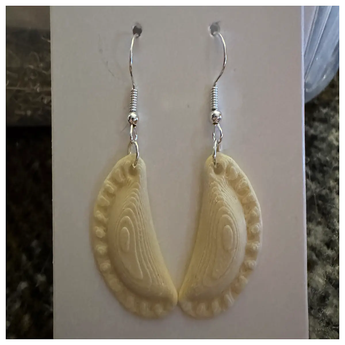 Dumpling Earrings Women s Creative Edible Food Party Gift Festive Decoration Simulation Food Decor Dumpling Earrings