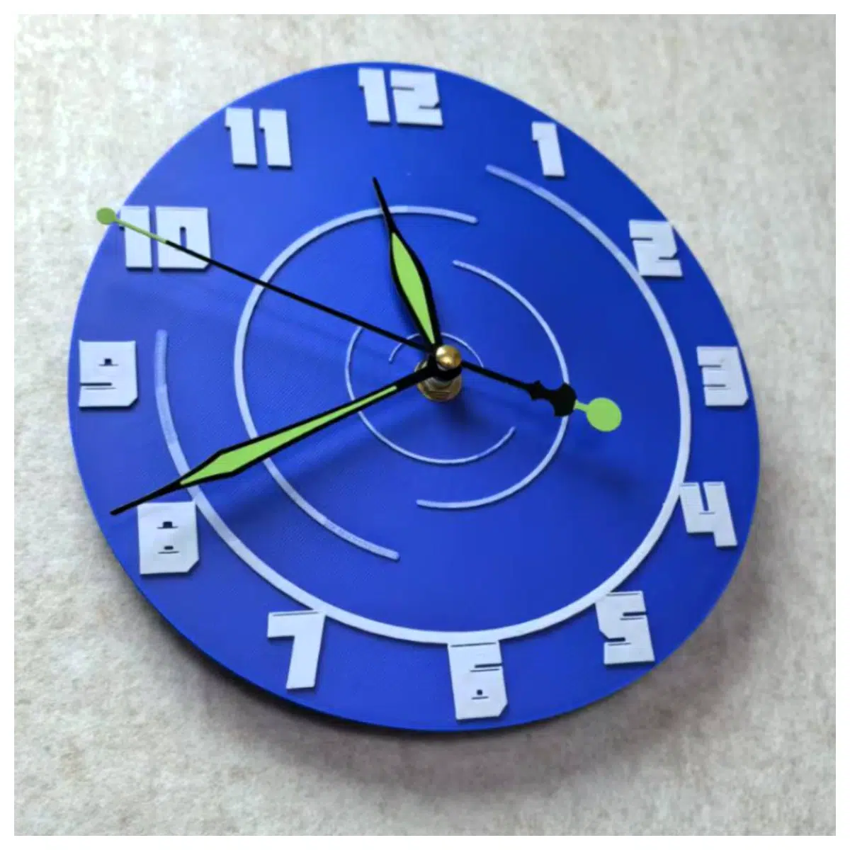Futuristic Clock Decorative Wall Clock Modern Minimalist Timepiece Creative Gift Idea Smart Home Decor Time Display