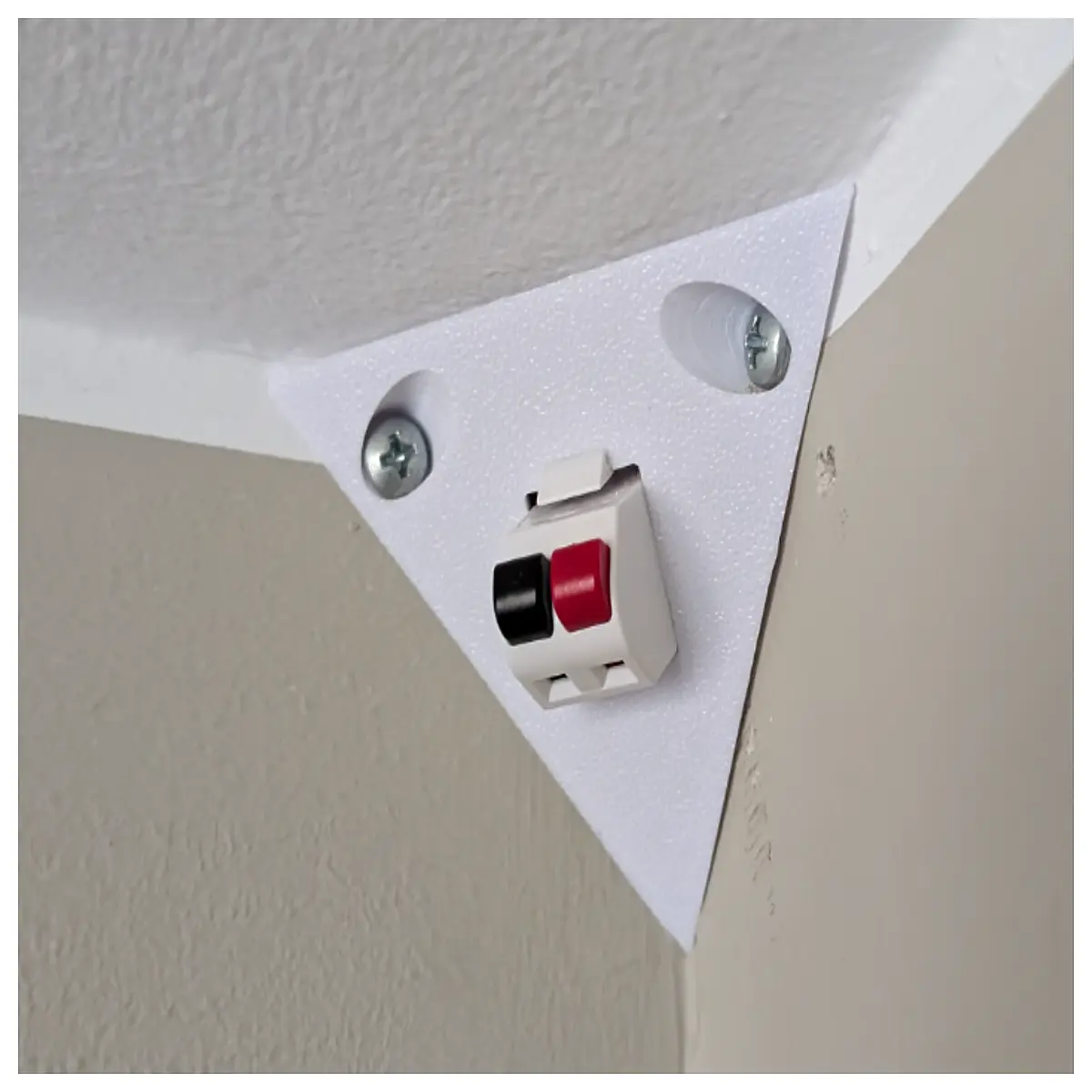 Ceiling Corner Mount Bracket for Audio Jacks Wall Mounting Support Decor Accessories Wall Brackets Ceiling Hardware