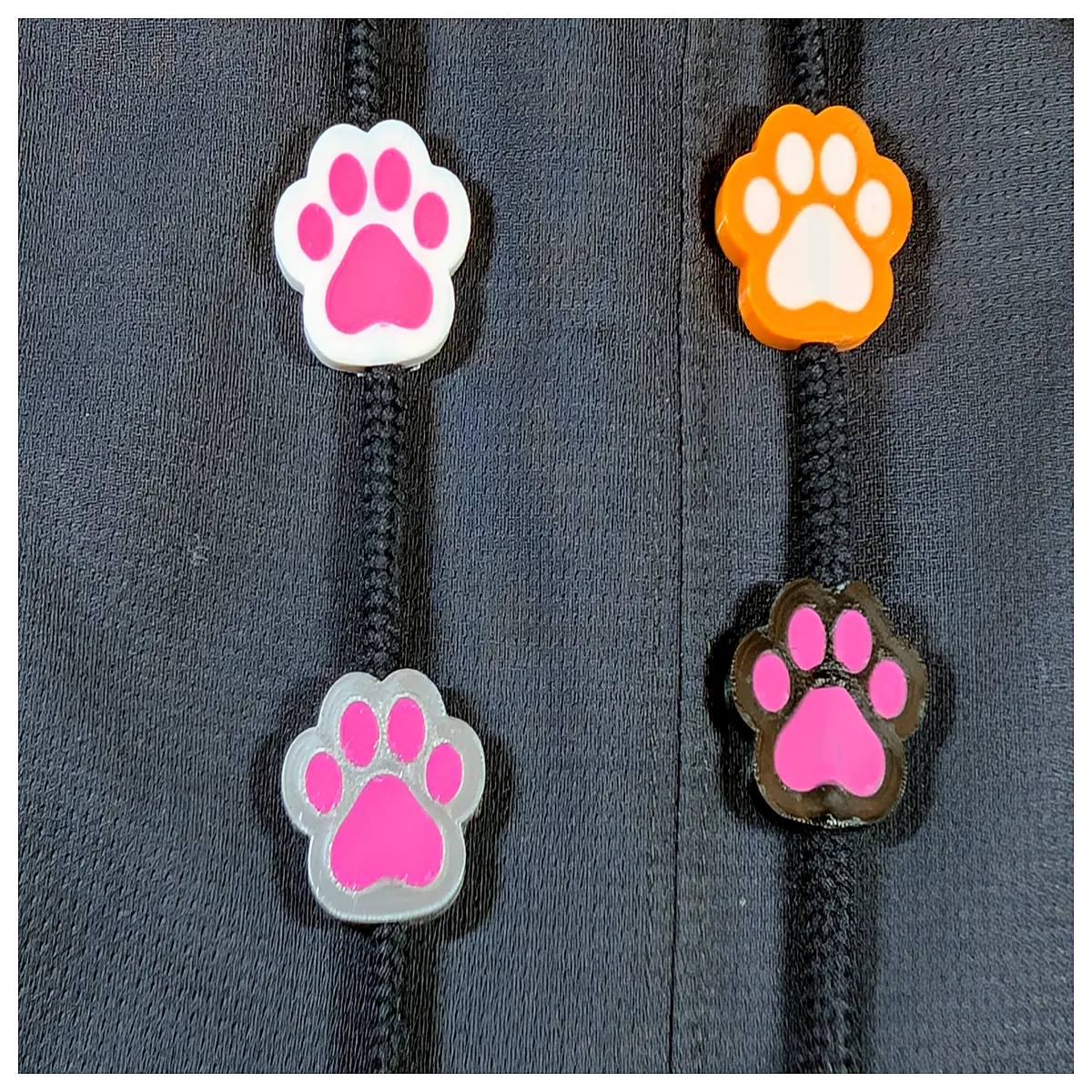 Cat Paw Charm Pet Toy Rope Hanging Decoration Cat Teaser Toy Accessories for Indoor Outdoor Cats