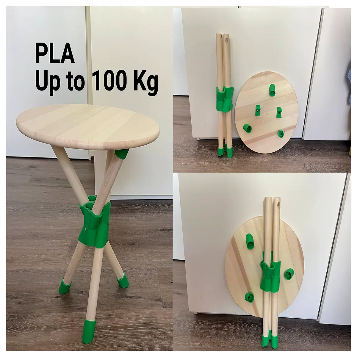 Folding Tripod Stool Extendable Folding Chair Outdoor Portable Stool Camping Picnic Seat Support Stable