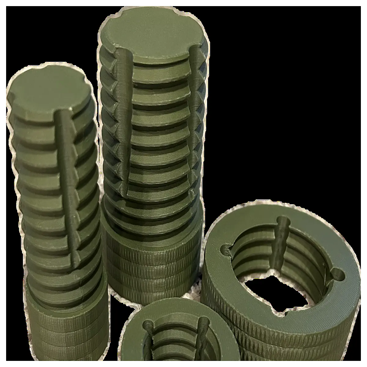 2 inch clay tap set v1 for thread cutting in soft materials diy metalworking tool with guide