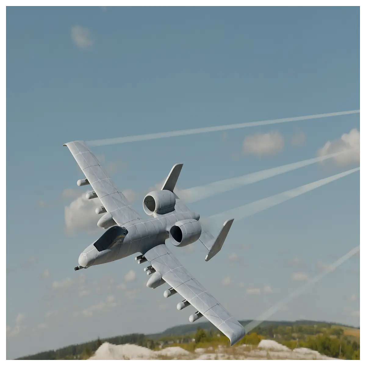 A 10 II Fighter Aircraft Ejection Seat Training Simulation Flight Training Accessories Aircraft Parts
