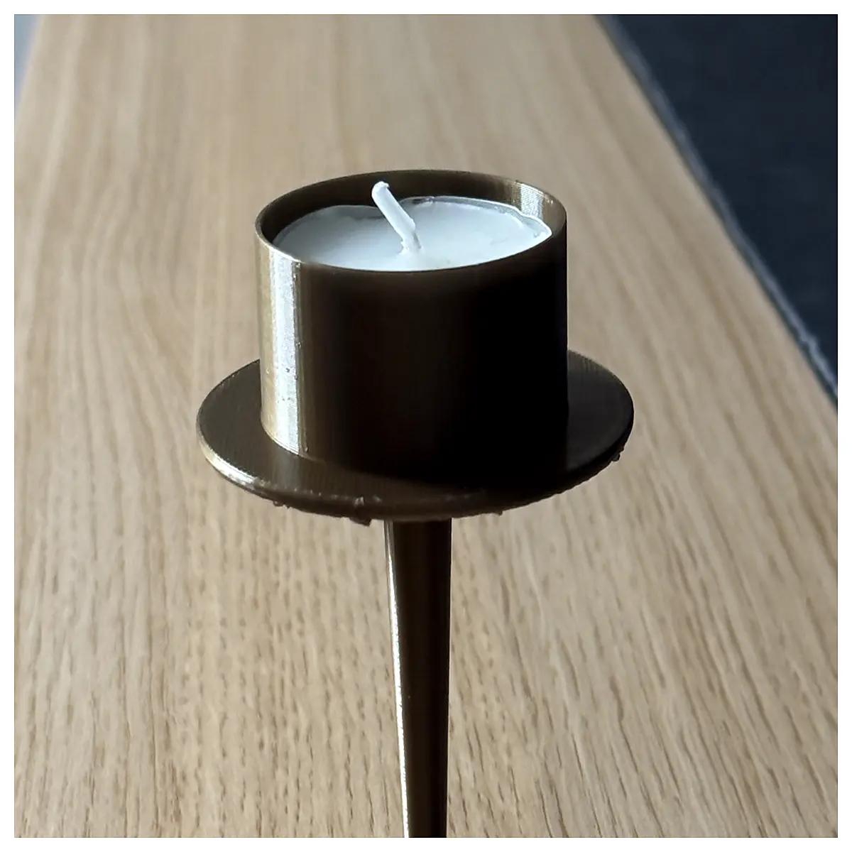 Outdoor Tea Cup Candle Holder Camping Lantern Stand Cup Holder Table Candle Accessory Campfire Companion
