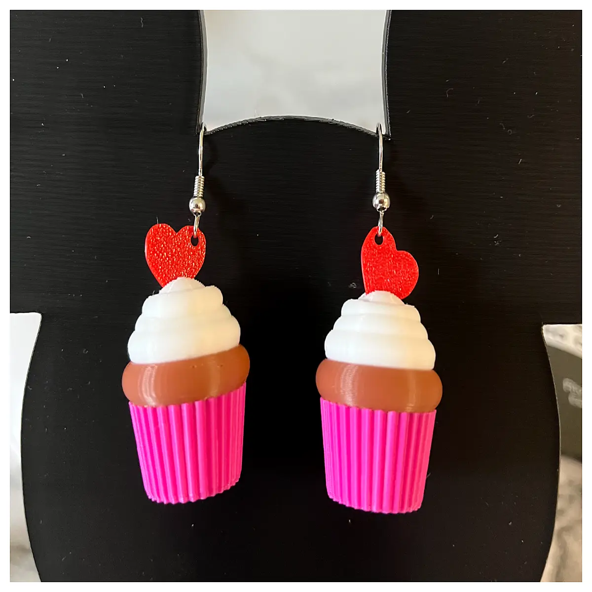 Cupcake Earrings Women s Cute Sweet Cake Decoration Earrings Girls Gift Festive Accessories
