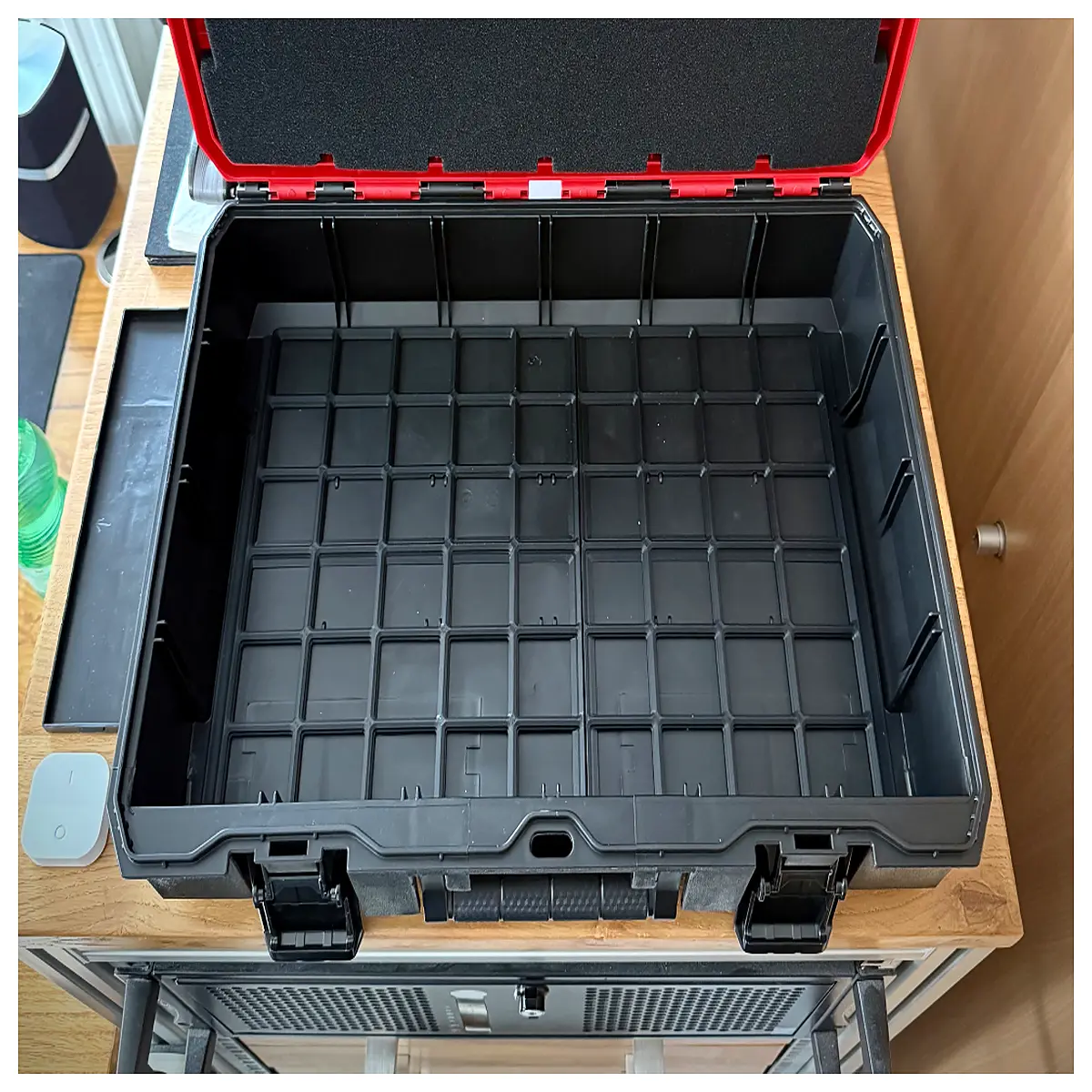 einhell e case gridfinity base plate organizer insert modular storage system for power tools