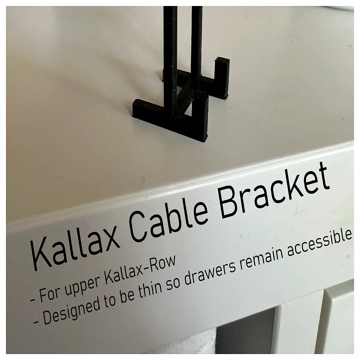 kallax cable management clips organizer for charging station desktop wire holder