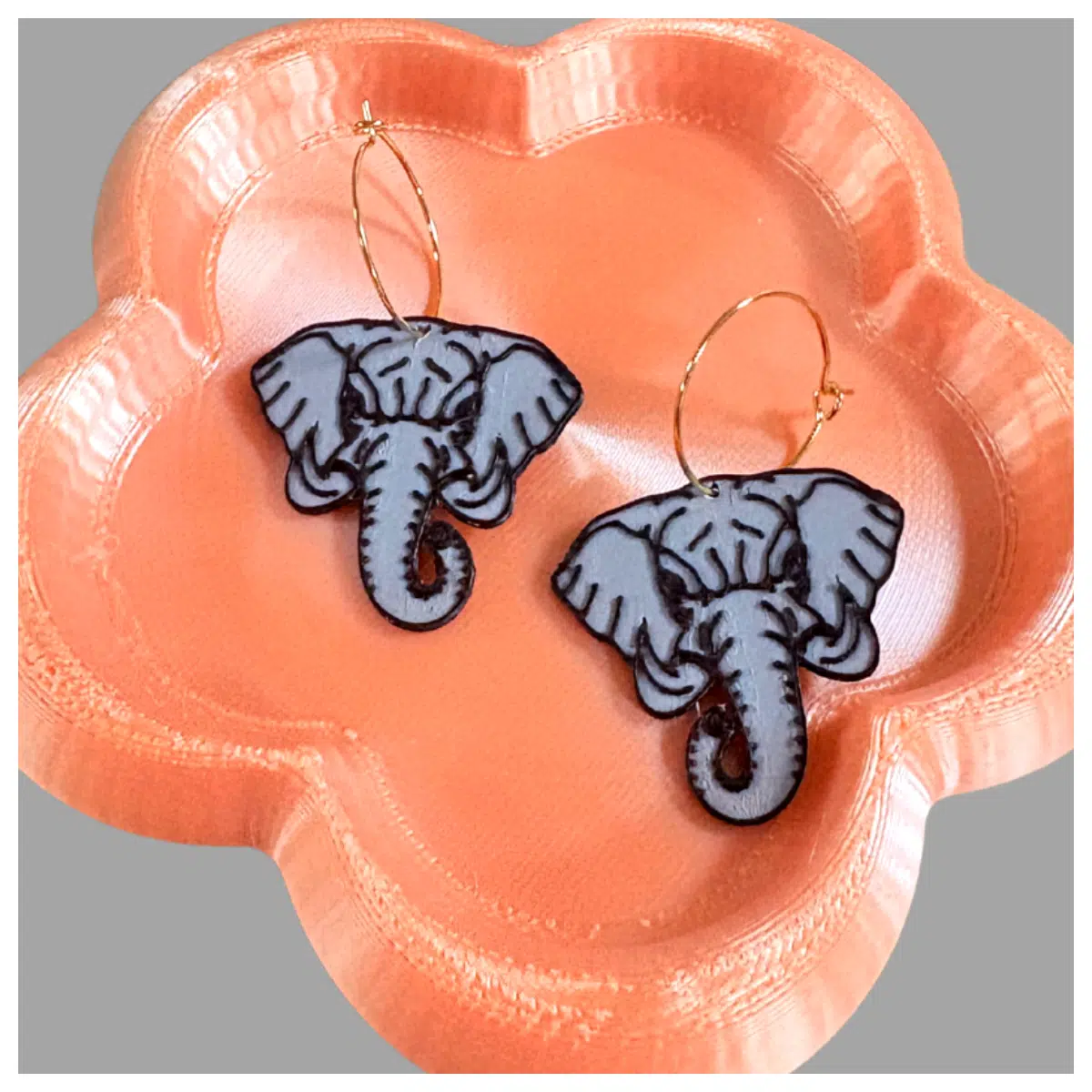 Elephant Earrings Women s Cute Cartoon Animal Earring Creative Gift Decoration Elegant Fashion