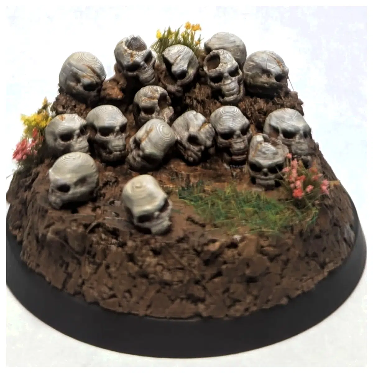 Miniature Skull Base Support Stand Desktop Decoration Small Ghost Model Toy Accessory Skull Parts