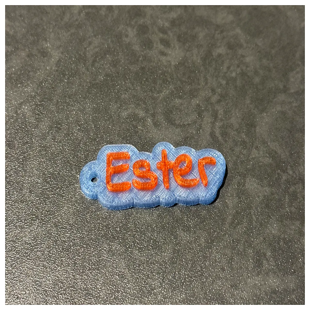 Ester Keychain Car Accessory Auto Decoration Hanging Keychain Car Charm Keyring Automotive Accessories