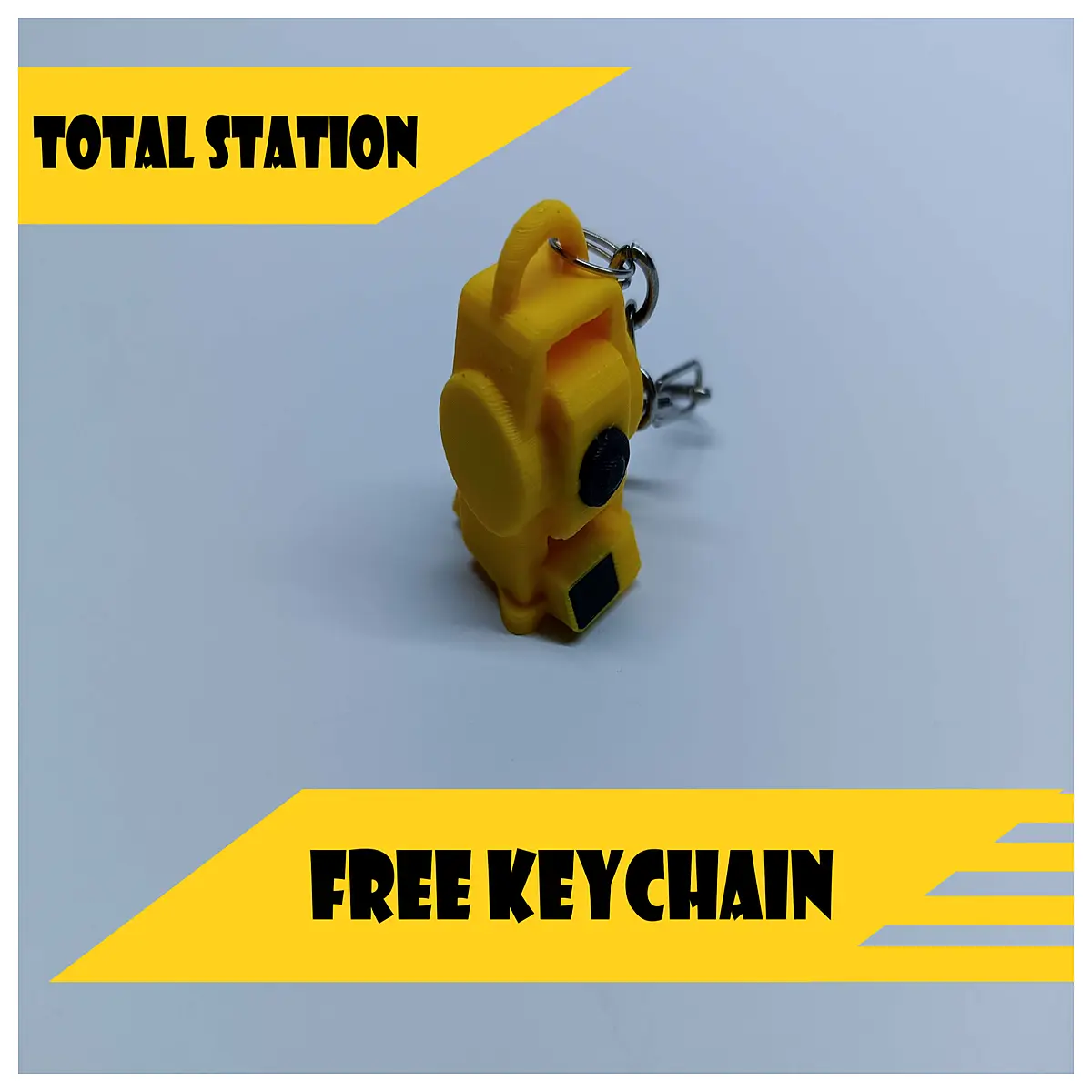 total station keychain surveyor gift engineering tools souvenir