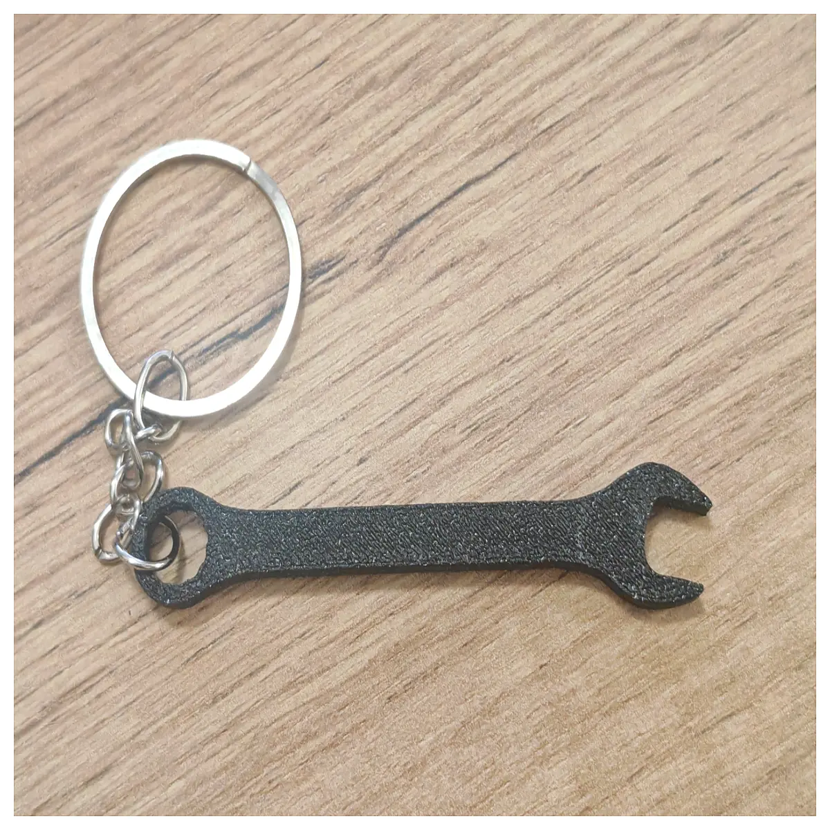 Wrench Keychain Keyring Accessory Repair Tool Parts Car Repair Mechanical Parts Practical Key Holder