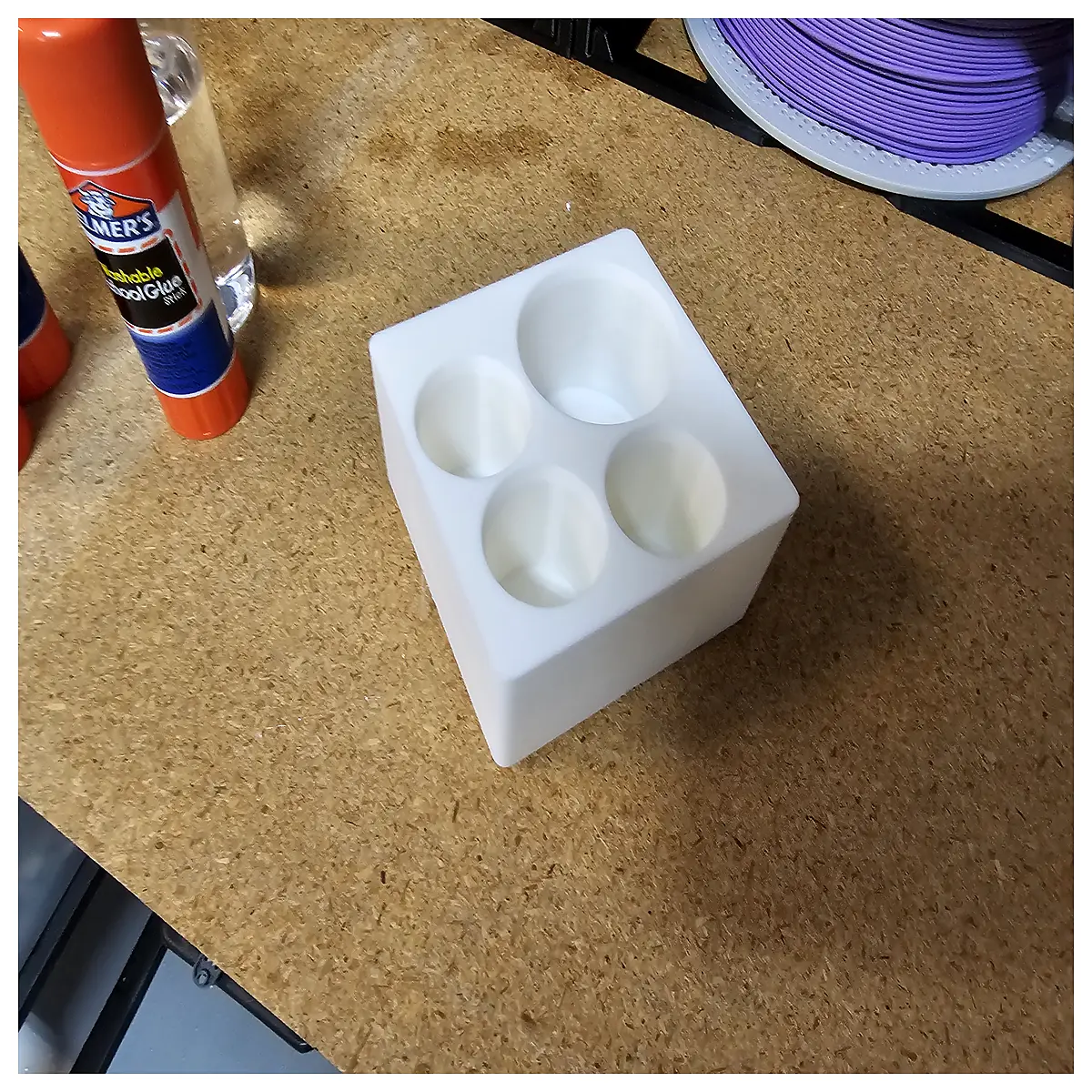 gridfinity 22g glue sticks 42mm bottle holder system magnetic base organizer for workshop storage