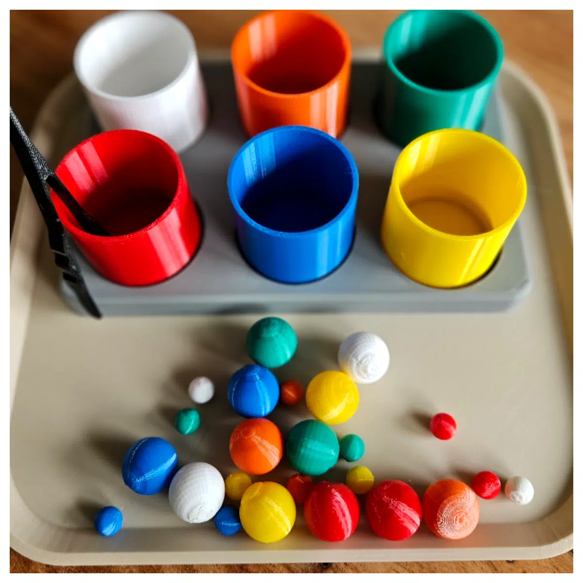 Montessori Sorting Toy Educational Games for Kids Develop Shape Recognition Early Learning Toddler Activity