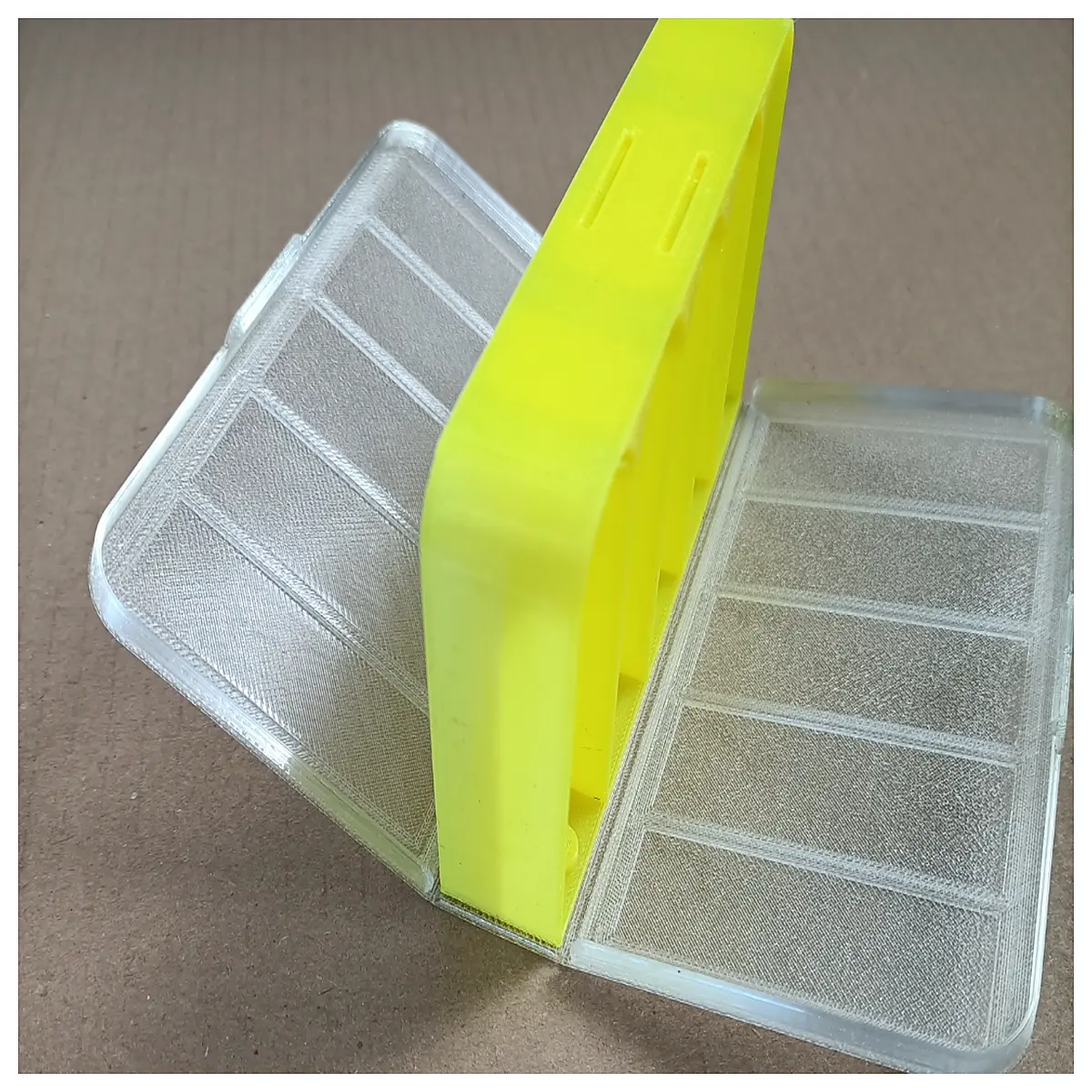 double sided fishing tackle box small portable bait storage organizer with compartments for lures hooks sinkers