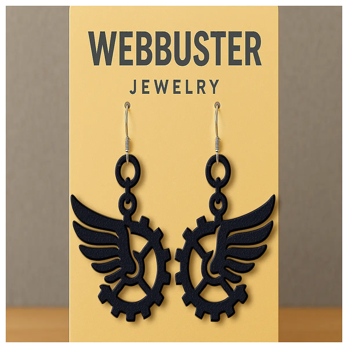 Steampunk Wing Earrings Women s Accessory Punk Style Earring Creative Gift Steampunk Wing Earrings