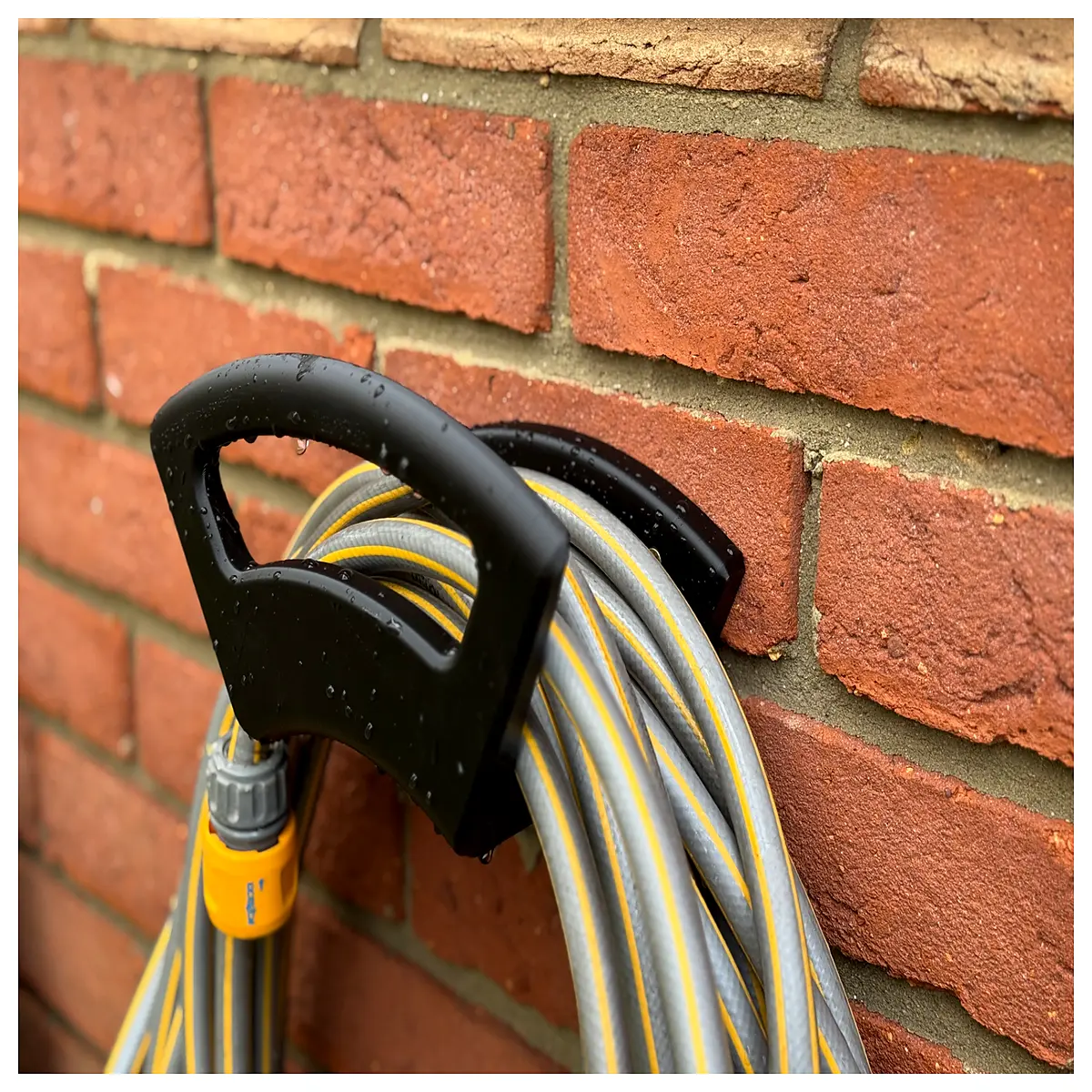 Garden Hose Hanger Wall Mounted Storage Rack Space Saving Hose Holder Outdoor Irrigation Accessories