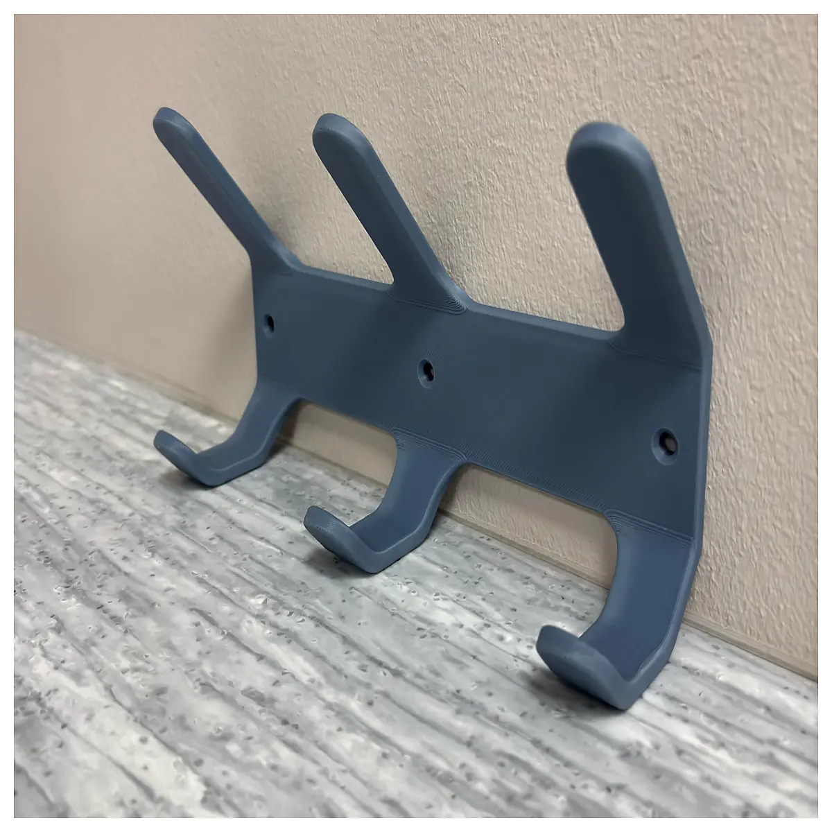 Wall Mounted Coat Hooks 3 Hooks Indoor Garment Rack Space Saving Hanger for Clothes Hats Home Organization